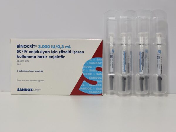 Erythropoietin (EPO) – 6×3000 iu/0.3ml – Sandoz – expires 07/2034