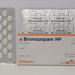 Bromazepam – 20 tb/6 mg – Hemofarm – expires 07/2035