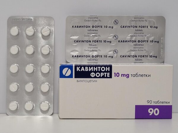 Cavinton Forte (vinpocetin) – 90 tb/10 mg – Gedeon – expires 03/2038