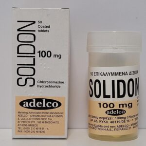 Solidon (chlorpromazine) – 50 tb/100 mg – Adelco – expires 2036