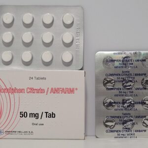 Clomiphene – 24 tb/50 mg – Anfarm – expires 10/2032