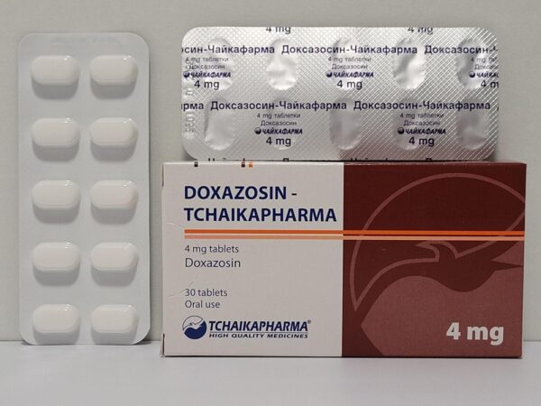 Doxazosin – 30 tb/4 mg – Tchaikapharma – expires 01/2038