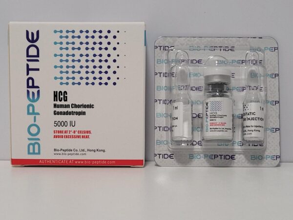 Pregnyl (HCG) multi-use vial – 5000 iu – Bio-Peptide – expires 11/2037