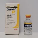 Humulin-R (regular insulin human injection) 100iu/ml/10ml – Lilly – expires 02/2035