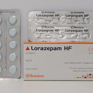 Lorazepam – 20 tb/2.5 mg – Hemofarm – expires 06/2035