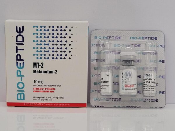 MT-2 (Melanotan 2) – 10 mg – Bio-Peptide – expires 05/2036