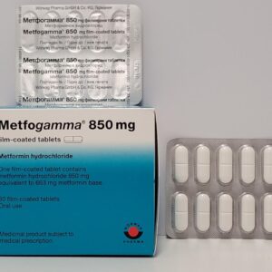 Metformin – 90 tb/850 mg – Worwag Pharma – expires 2030