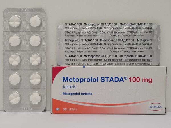 Metoprolol – 30 tb/100 mg – Stada – expires 09/2036