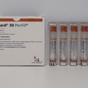 Mixtard 30 Penfill – 5x (100 iu/ml/3ml) – Novo Nordisk – expires 12/2034