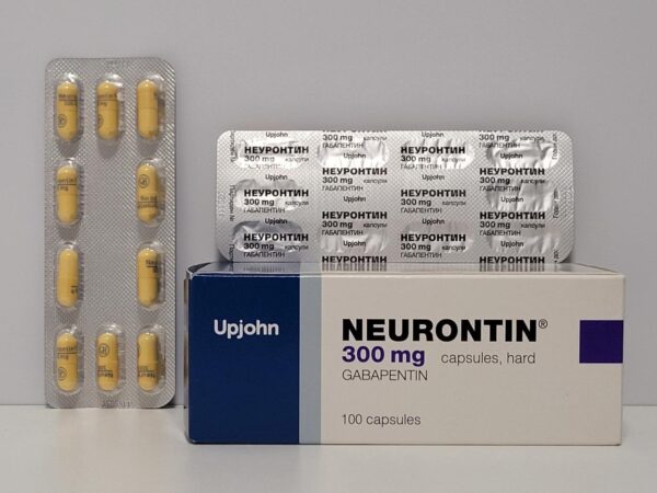 Neurontin (Gabapentin) – 100 capsules/300 mg – Pfizer – expires 2035