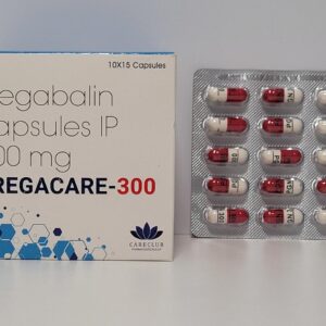 Pregabalin (Pregacare) – 15 capsules/300 mg – Careclub Pharma – expires 06/2036