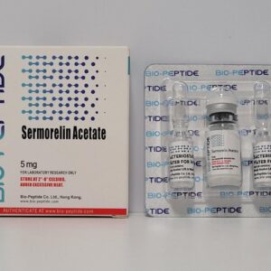 Sermorelin Acetate – 5 mg – Bio-Peptide – expires 20235