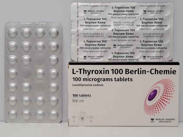 T4 (Thyroxine) – 100 tb/ 100 mcg – Berlin-Chemie – expires 11/2030