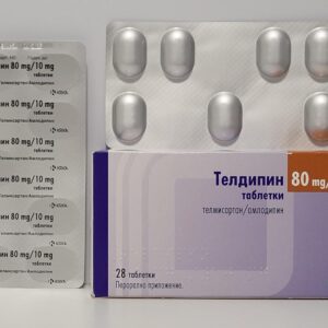 Telmisartan & Amlodipine – 28 tb/ (80/10 mg) – KRKA – expires 01/2035