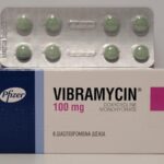 Vibramycin (doxycycline) – 8 tb/100 mg – Pfizer – expires 2036