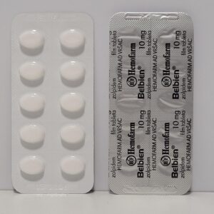 Zolpidem (Ambien) – 20 tb/10 mg – Hemofarm – expires 02/2036