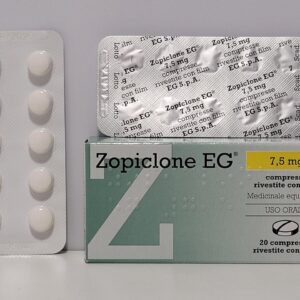 Zopiclone – 20 tb/7.5 mg – EG – expires 08/2030