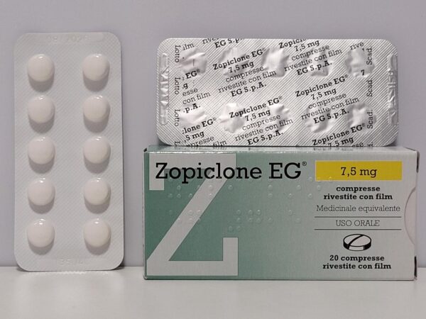 Zopiclone – 20 tb/7.5 mg – EG – expires 08/2030